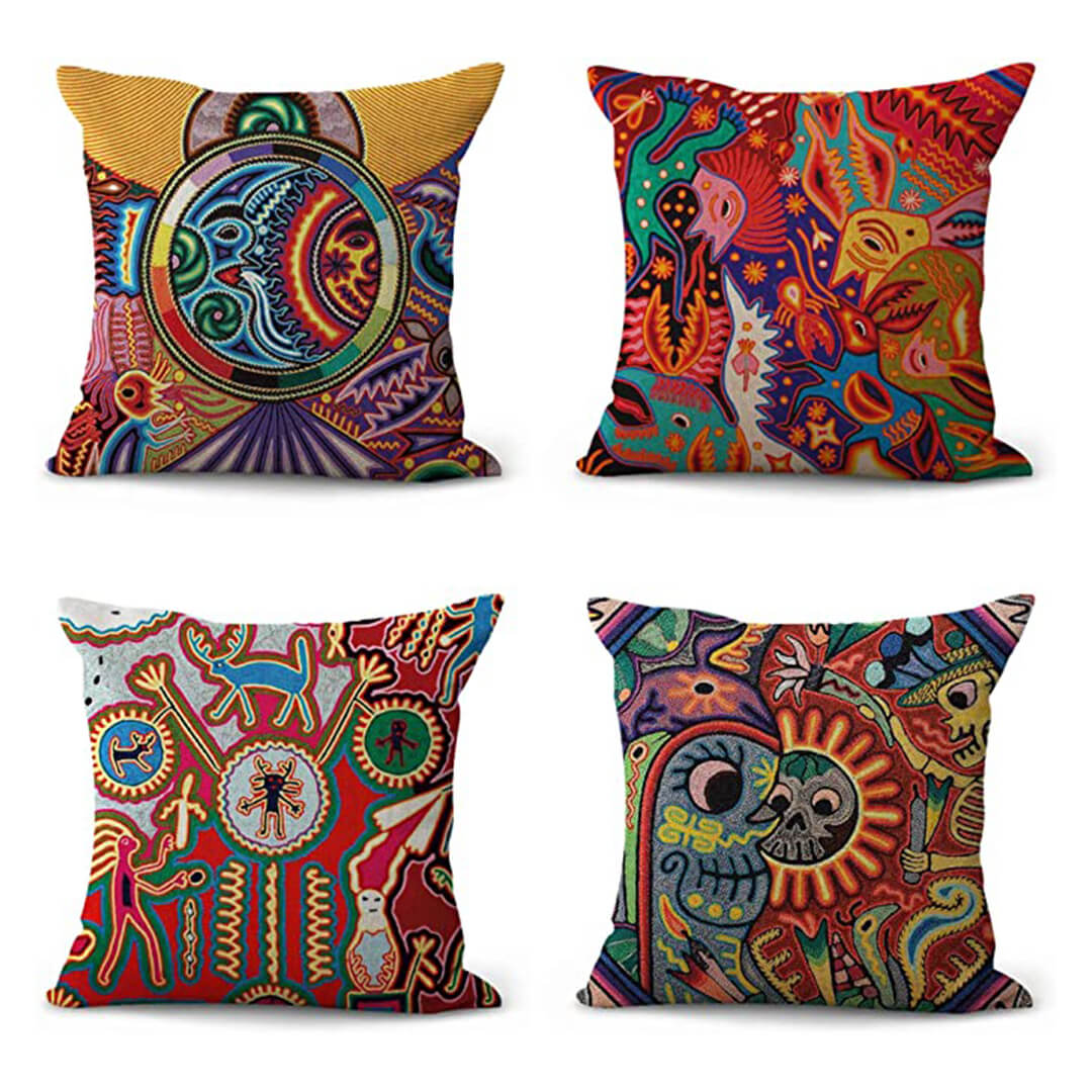 Huichol Cushion Covers