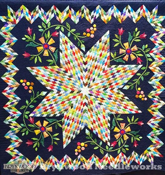 Flower Star CLA201223001 Quilt Blanket