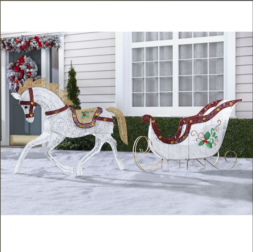 ⏰Christmas Clearance Sale⏰Twinkling Lawn Sculptures- Solar energy storage function