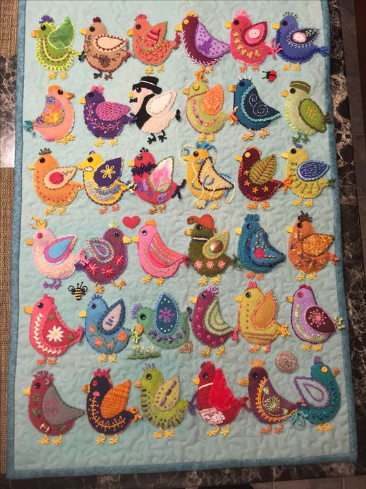 Chicken CLA040124021 Quilt Blanket