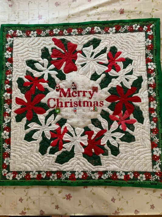 Merry Christmas CLA120324165 Quilted Placemats