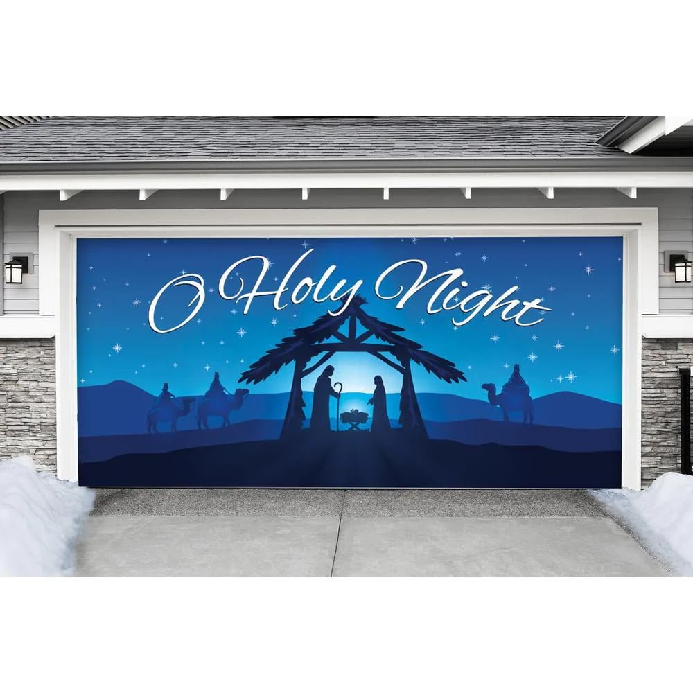 Christmas Mural for Garage Door