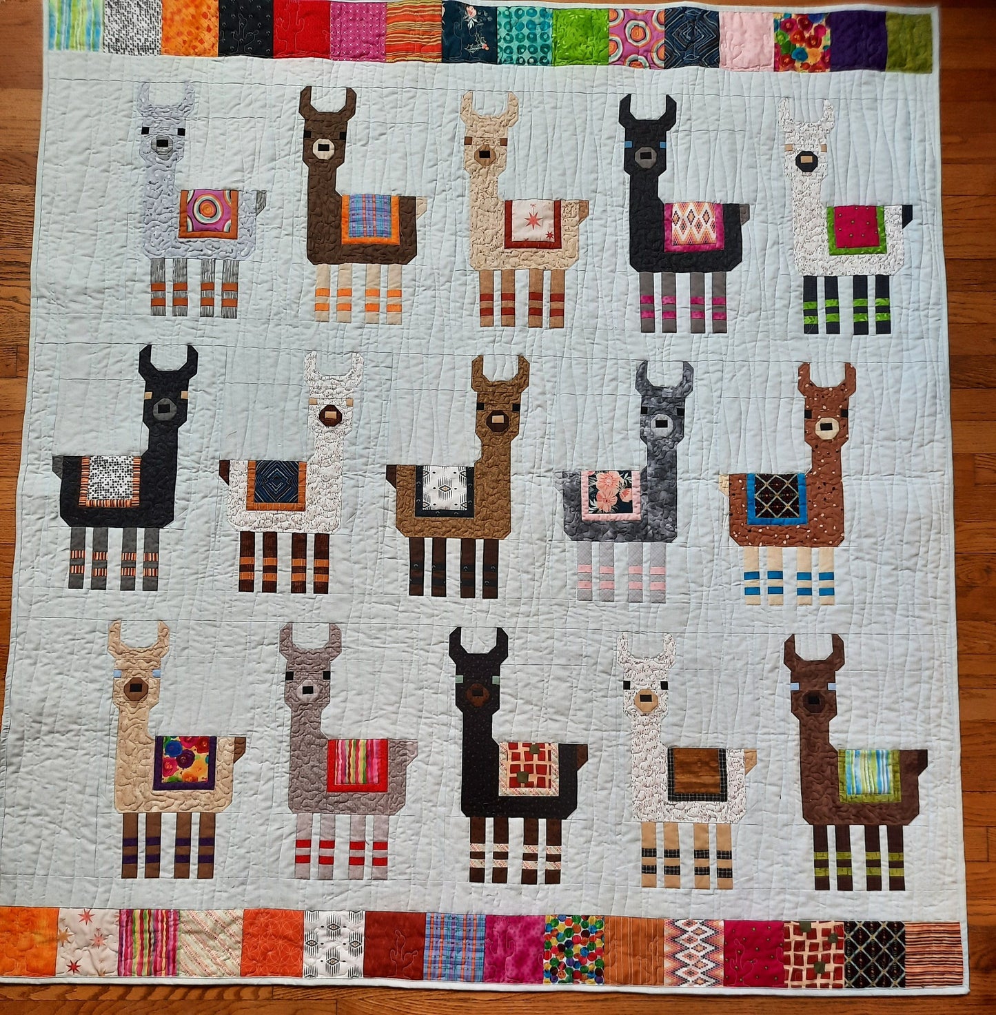 Llama CLDY040724121 Quilt Blanket