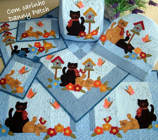 Cat CLA04122348 Quilted Placemats