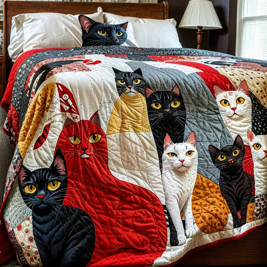 Cat TAI041024589 Quilt Blanket