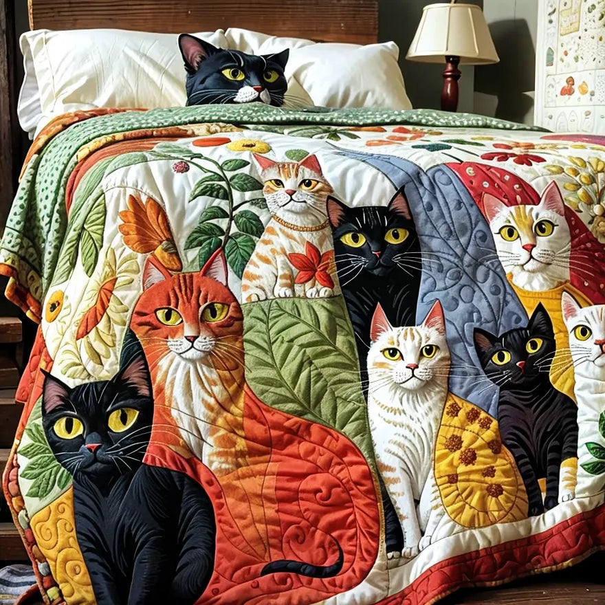 Cat TAI041024588 Quilt Blanket