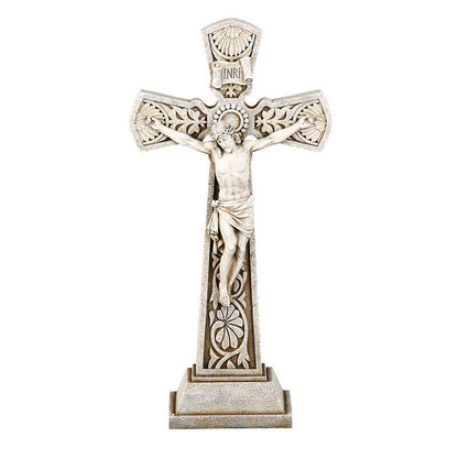 Jesus INRI Gorgeous Garden Cross Large 24 Inch