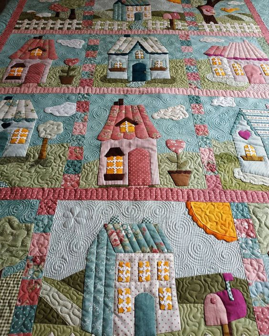 Spring Houses CLA271223176 Quilt Blanket