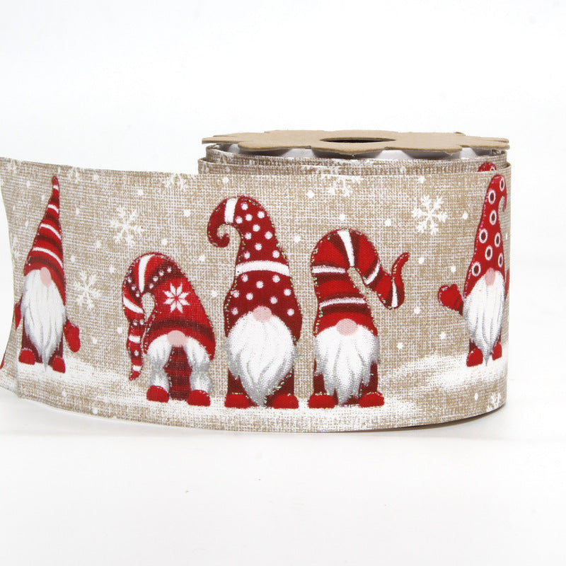 Christmas Wired Ribbon 4 Roll 20 Yards