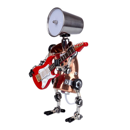 3D Metal Steampunk Hand-Assembled Robot Finished Model Decoration Robot Band