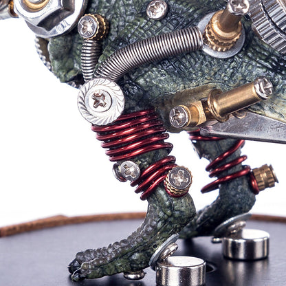 3D Metal Model Kit Mechanical Dinosaur DIY Games Assembly Puzzle Jigsaw Creative Gift - 136Pcs