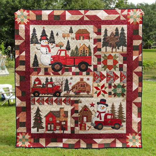 Christmas Snowman TL05102305 Quilt Blanket