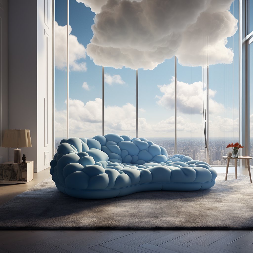 Embrace Serenity with the Cloud Couch: Inspired by the Softness of Clouds