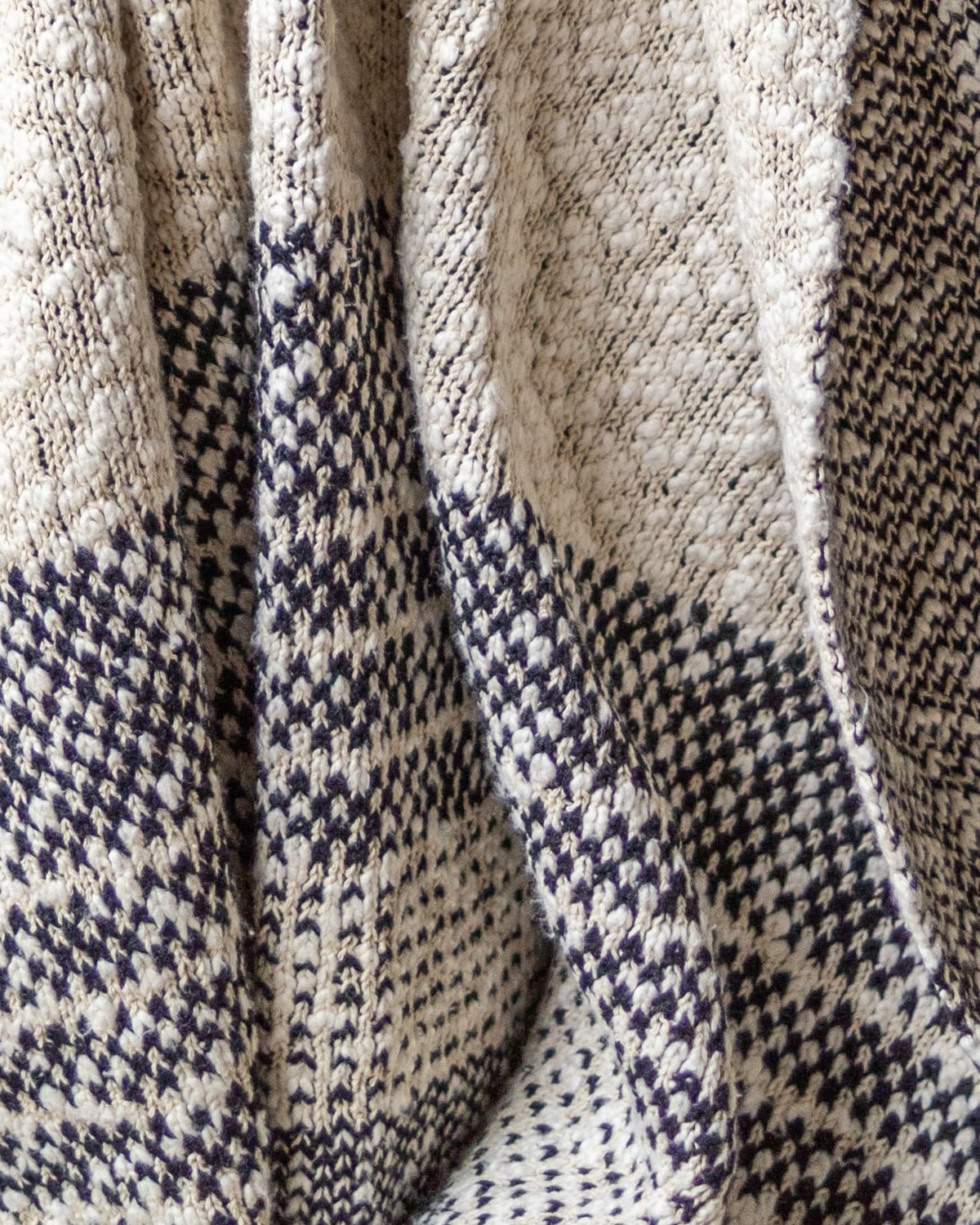 Cosette Organic Cotton Knit Throw Blanket