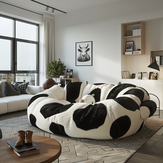 Cow-Shaped Sofa: Embrace Whimsy in Your Living Space