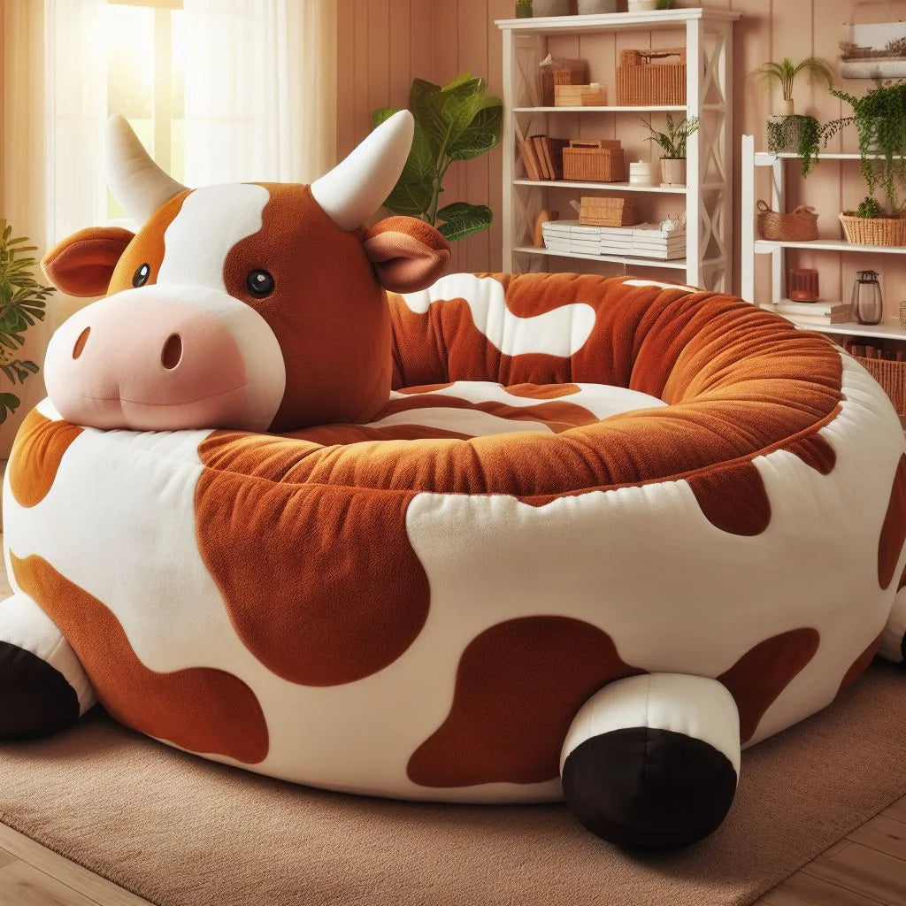 Cow-Shaped Sofa: Embrace Whimsy in Your Living Space