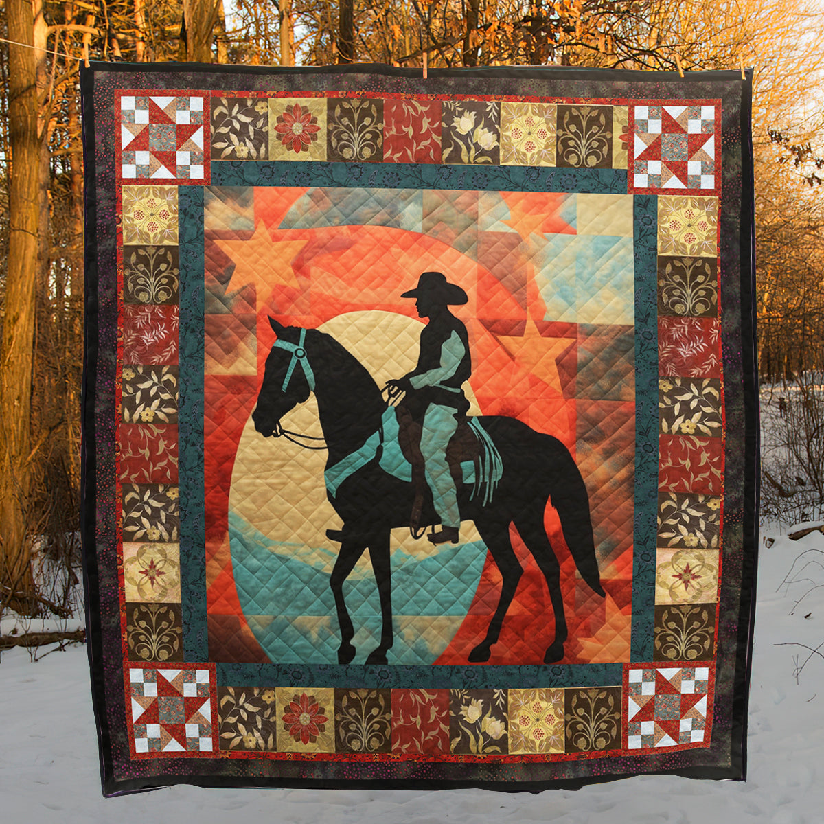 Cowboy TL07112304 Quilt Blanket