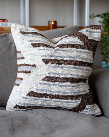 Croix Organic Cotton Kilim Throw Pillow