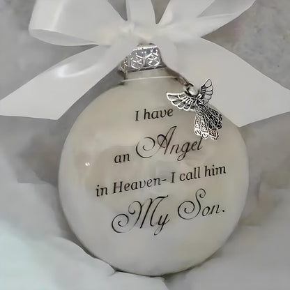 Christmas Angel in Heaven Memorial Ornament