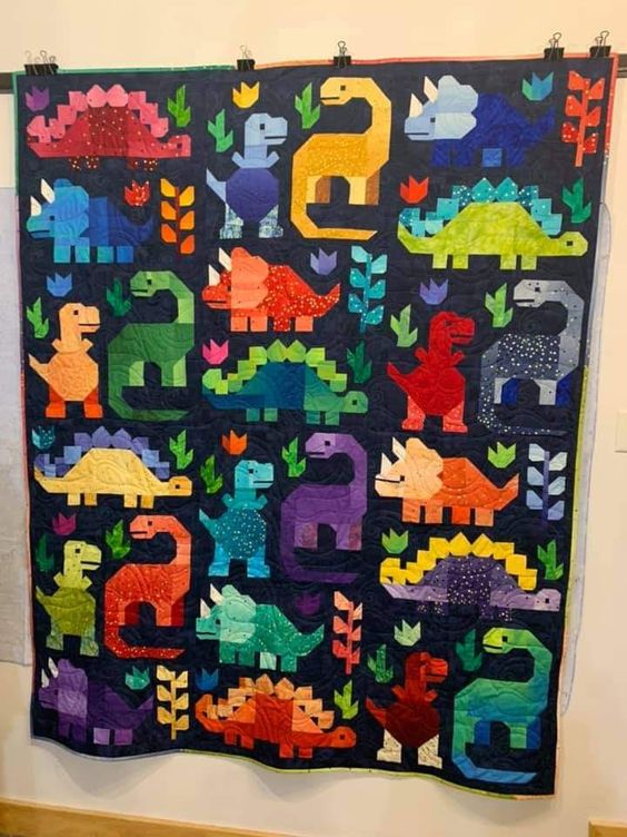 Dinosaurs CLA15112324 Quilt Blanket