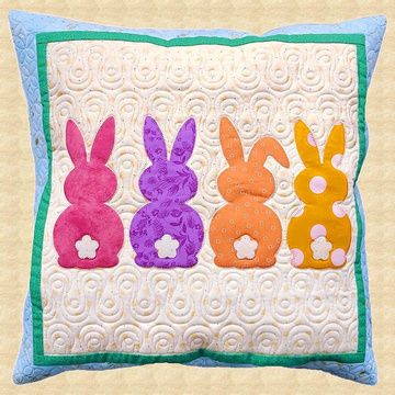 Bunny CLA080424116 Quilted Pillow Case