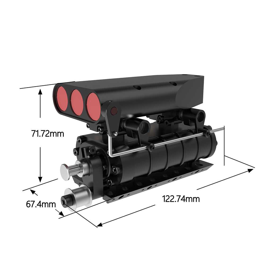 V8 Engine FS-V800 28cc Engine Model Kit