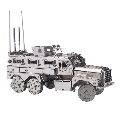 300+PCS 3D Metal Assembly Toy Model DIY Mine Resistant Ambush Protected Vehicles MRAP