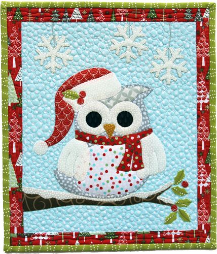 Christmas Owl CLA060123089 Quilted Placemats