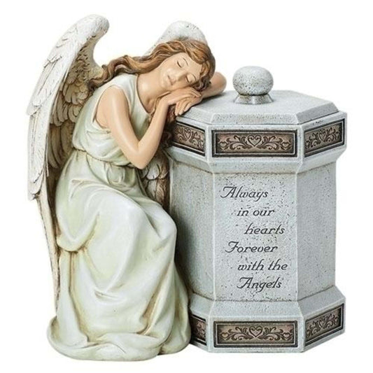 Always In Our Hearts Angel  Memorial Garden Statue