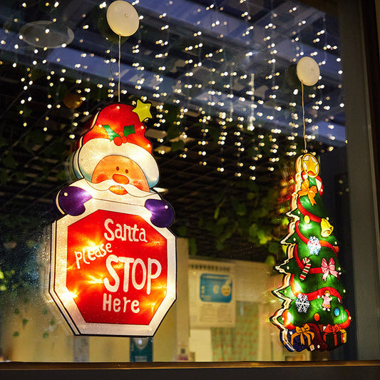 Christmas Window Suction Cup Led Ambient Hanging Lights