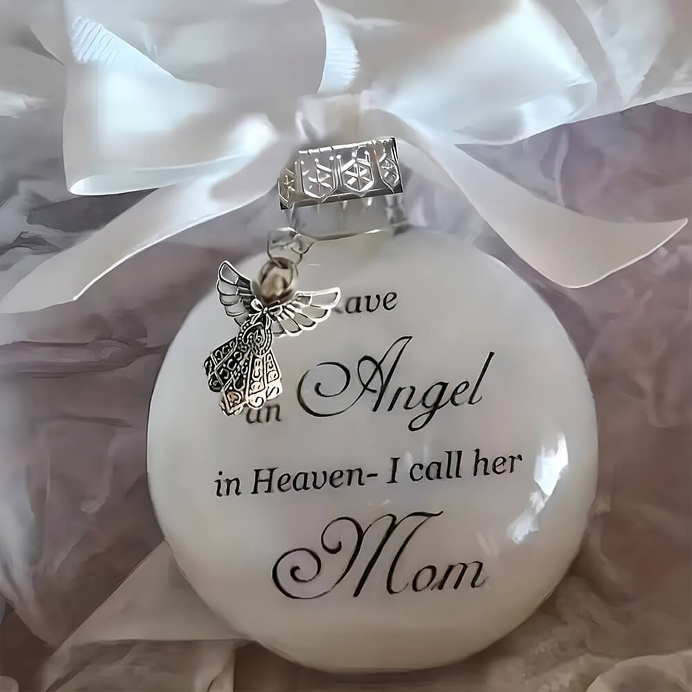 Christmas Angel in Heaven Memorial Ornament