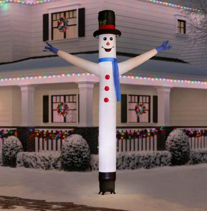 Christmas-12 ft animated inflatable jolly jiggler snowman