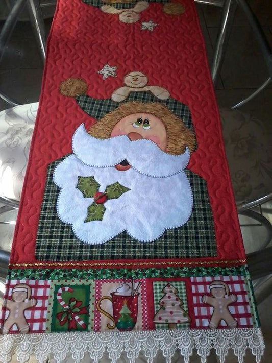 Christmas Santa CLA22112343 Quilted Table Runner