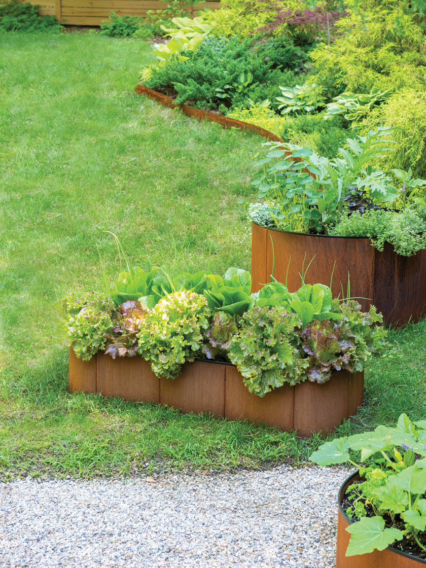 Corten Steel Modular Raised Beds