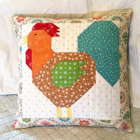 Chicken CLA080424137 Quilted Pillow Case