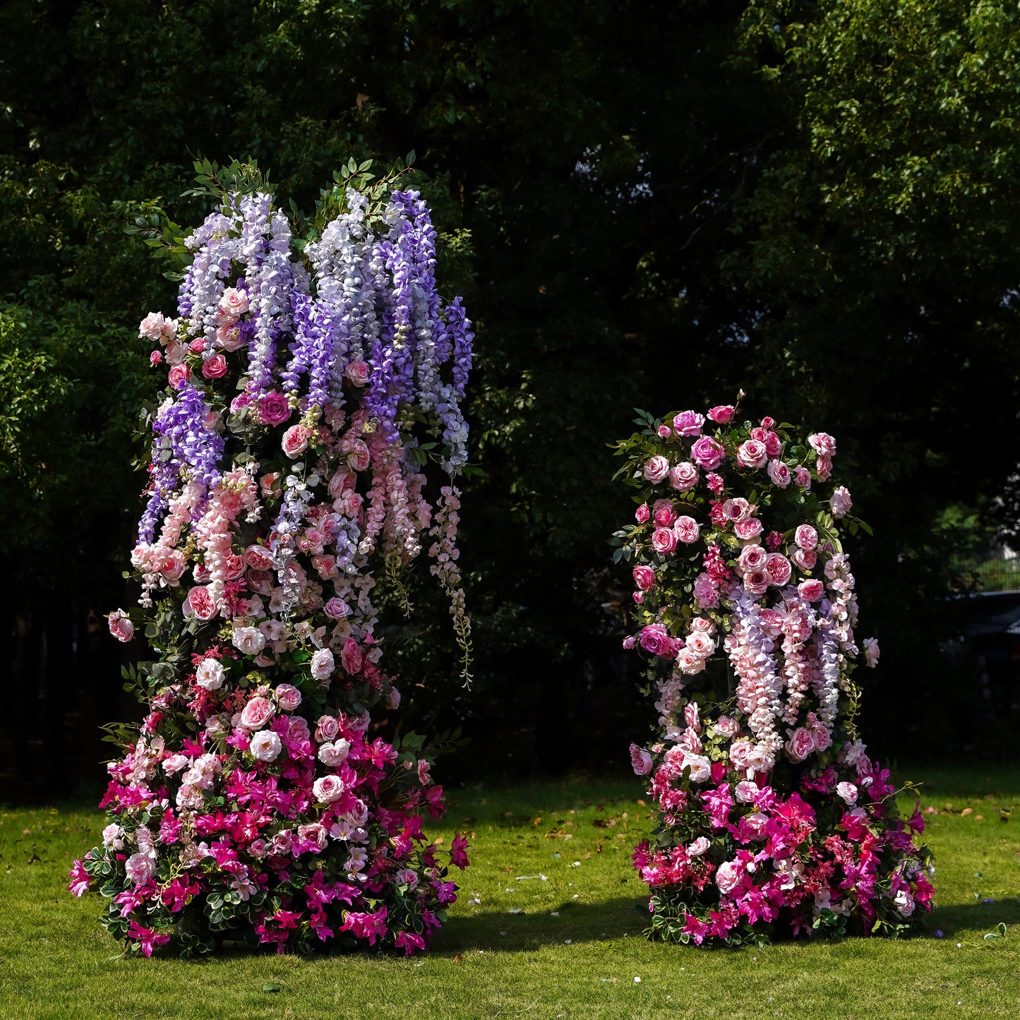 Dora Wedding Party Background Floral Arch Decoration