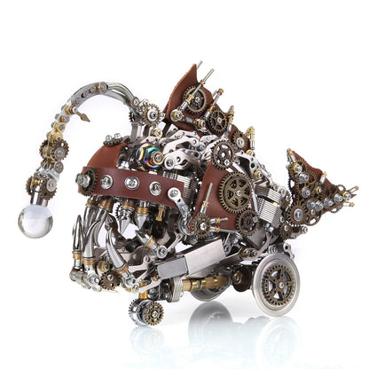 1064Pcs DIY Model Kit Metal Steampunk Anglerfish