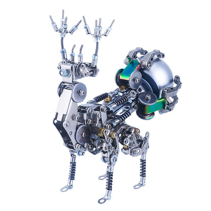 3D Puzzle Model Kit Mechanical Deer Metal Games DIY Assembly Jigsaw Crafts Creative Gift