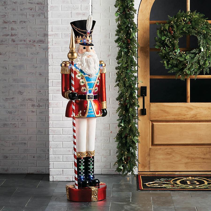 LED Grand Nutcracker with Staff