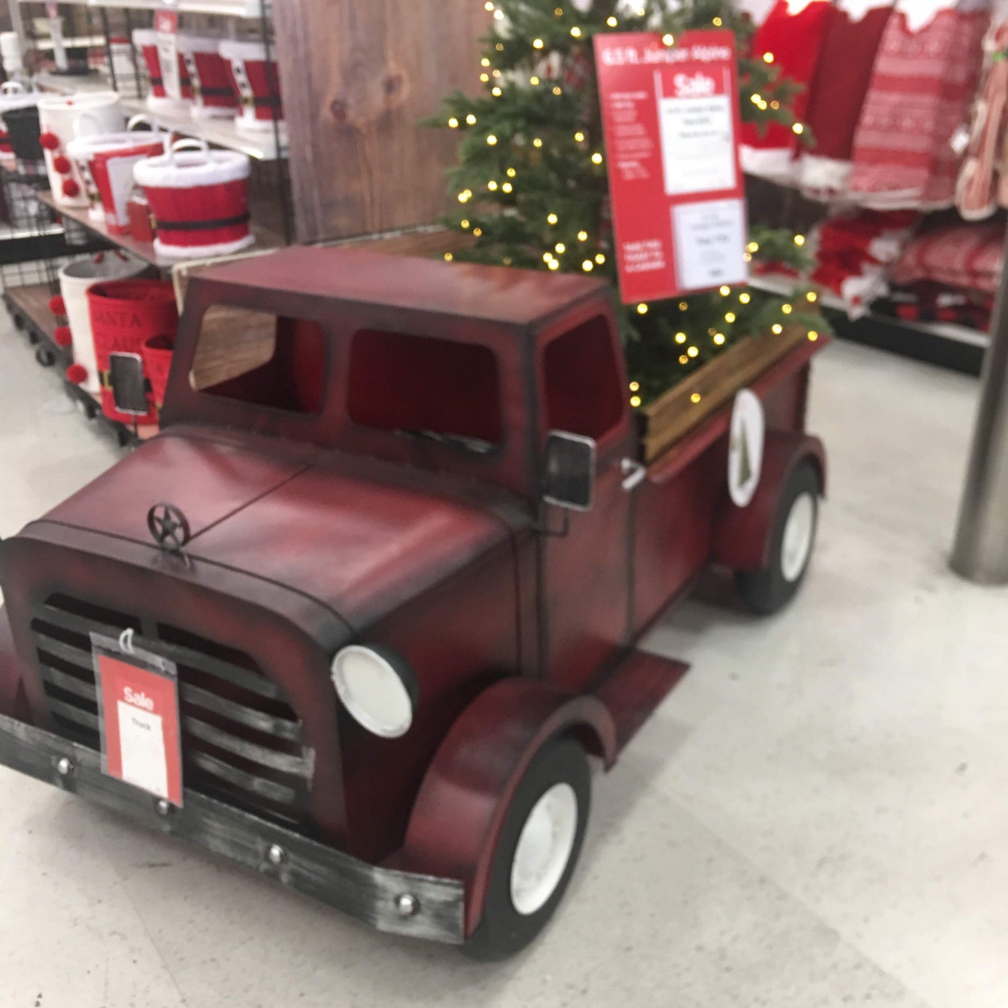 🎁Large Iron Christmas Farmhouse Truck🌲