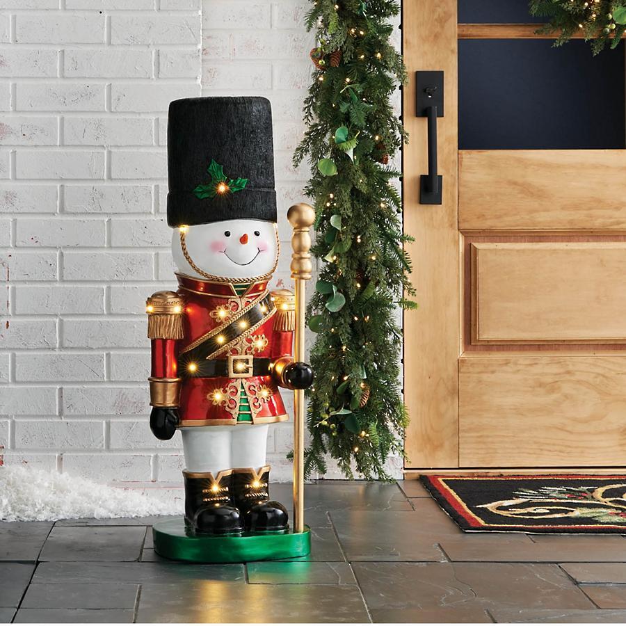 LED Snowman Soldier