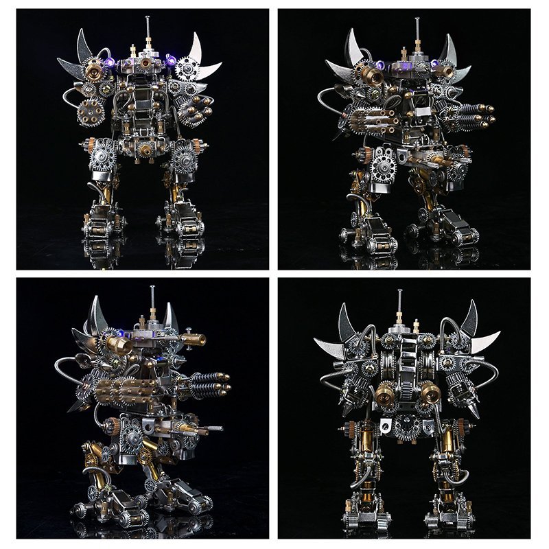 DIY 3D Metal Fighting Shooter Mecha Assembly Model Kit