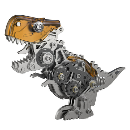 3D Metal Mechanical Dinosaur Model Kit DIY Tyrannosaurus Rex Assembly Model - 160PCS