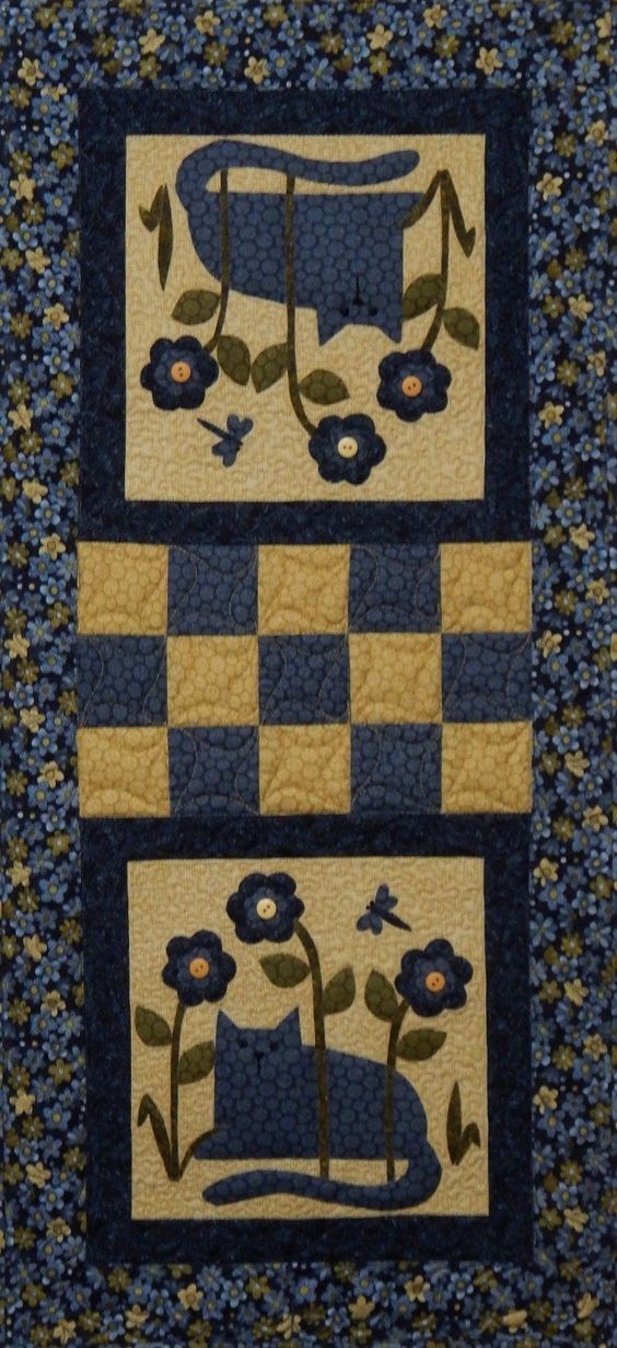 Cat CLA150324139 Quilted Table Runner