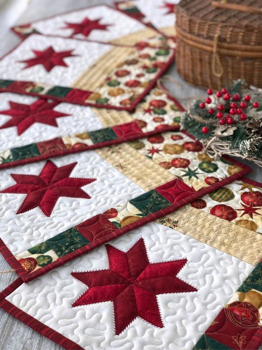 Christmas CLA21112378 Quilted Placemats