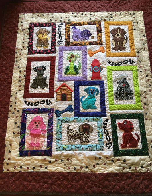 Dogs CLA05012320 Quilt Blanket