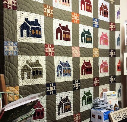 Houses CLA271223159 Quilt Blanket