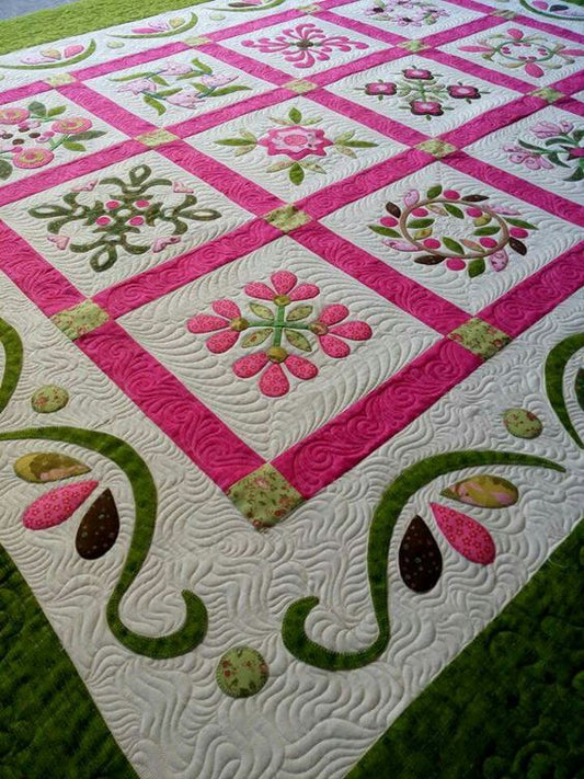 Flower Garden CLA16112313 Quilt Blanket