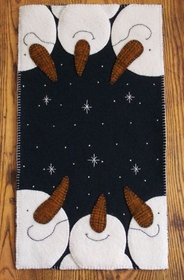 Snowman CLA08122336 Quilted Table Runner