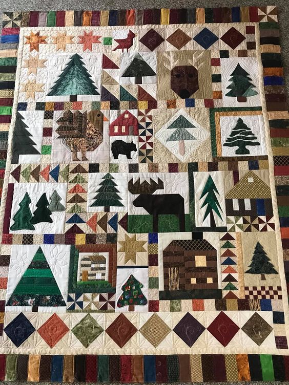 Forest Animals CLA20112302 Quilt Blanket